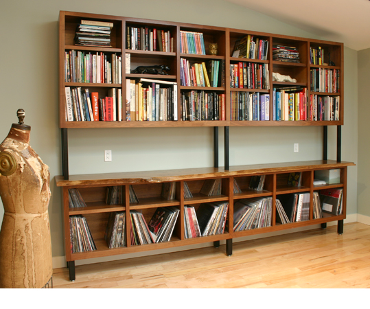 Bookcases At Loki Custom Furniture Walnut Bookcase