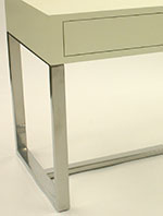 chrome side table