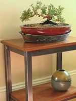 sapele end table 