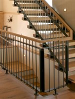 steel staircase
