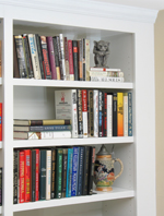 painted bookcase cabinets