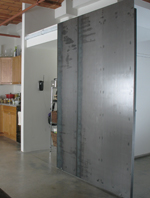 sliding steel door