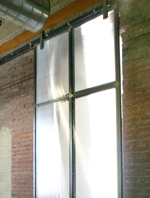 large sliding door