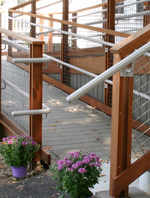 round steel tube handrailings